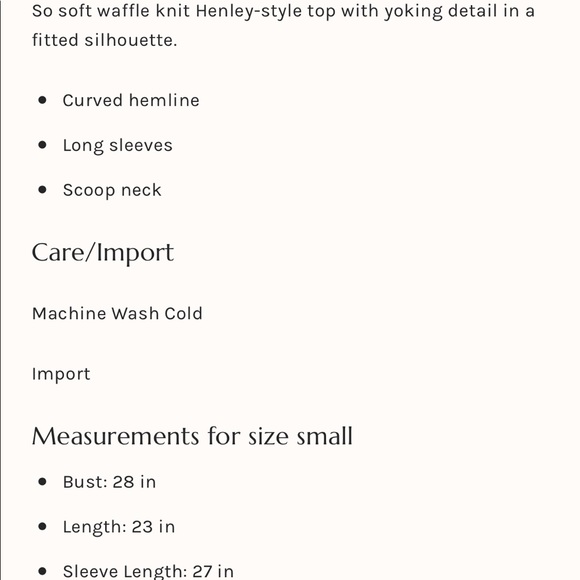 COPY - Free People Henley Pullover - Picture 4 of 4